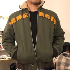 Energie military green jacket